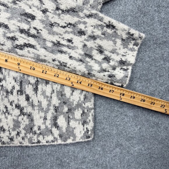 Vince Alpaca Wool Blend Sweater Gray Quiet Luxury Cozy Minimalist Scandi Women M - Picture 11 of 11